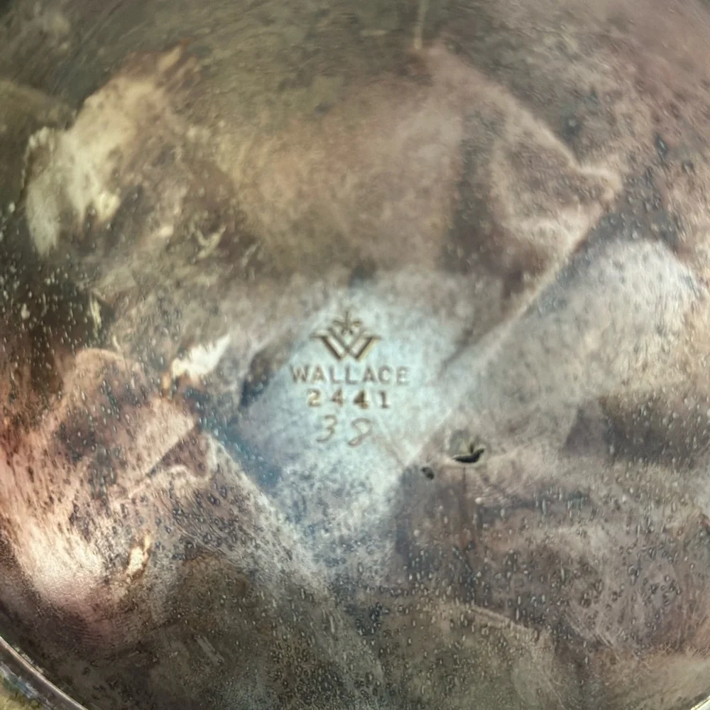Wallace Silversmiths Silver Ice Bucket Vintage Madmen